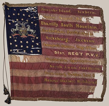 51st Pennsylvania Volunteer Infantry American Civil War themed Yard Flag